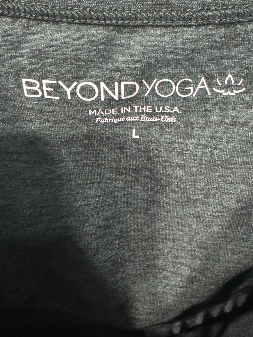 Beyond Yoga Dark Green Slim Ribbed Spaghetti-Strap Jumpsuit - Picture 2 of 4